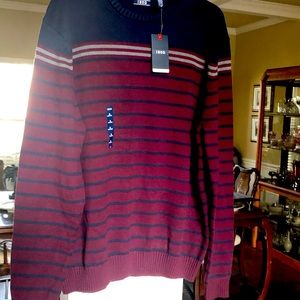Men’s Izod Newport Classic-Fit Striped Sweater.